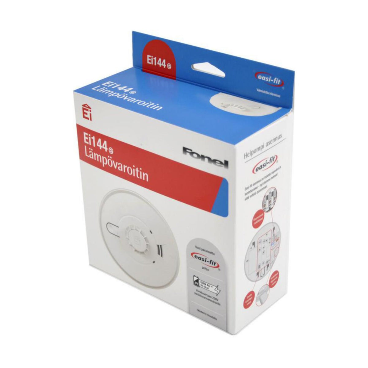 Lämpöilmaisin Fsm Ei144E 230 Vac, 85 Db, Paristo [7140205] |