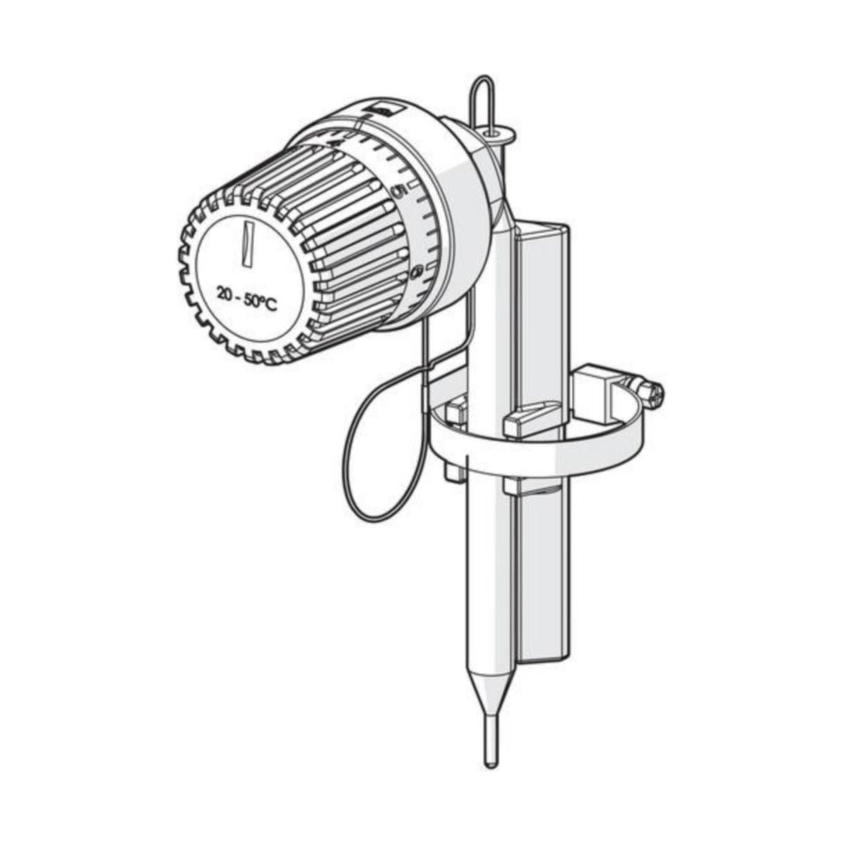 Termostaattiosa Irtoanturilla Oras Stabila 443001 L=2000 [4032047] |