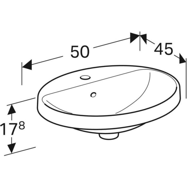 Pesuallas Geberit Variform 500.712.00.2 [5618572] |