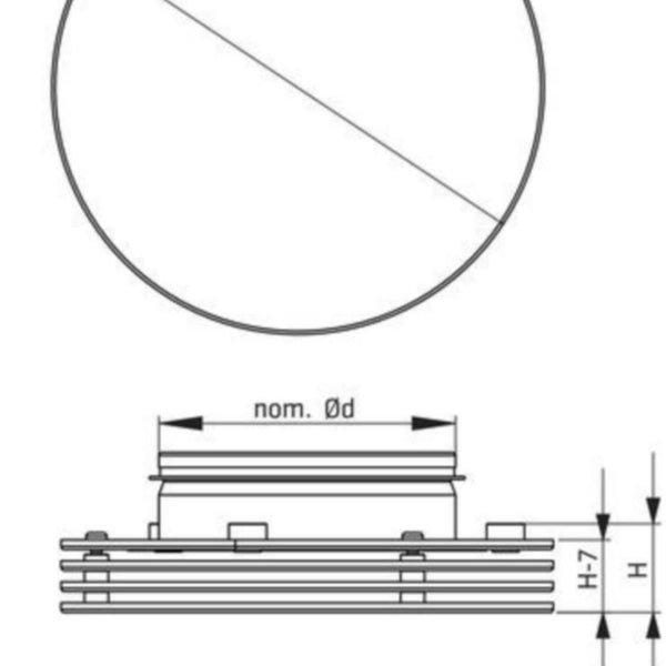 Tuloilmaventtiili Climecon RINO-125 9016 valkoinen [8735274]