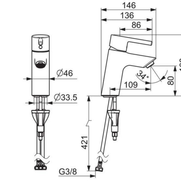 Pesuallashana Oras Optima 2610AF [6110375]