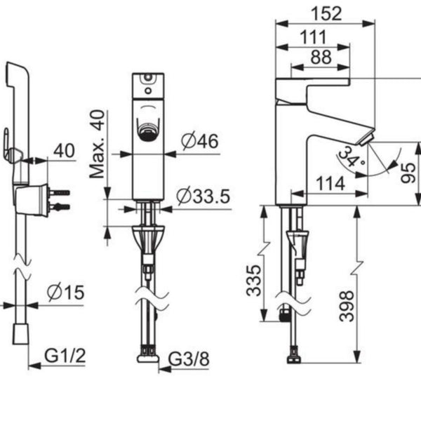 Pesuallashana Oras Optima 2606AF bidetta ECO 2606AF-105 [6110407]
