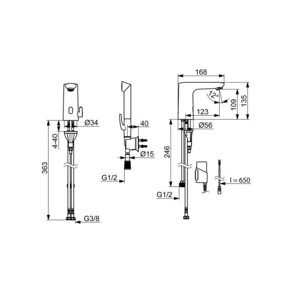 Pesuallashana Oras 9262Fz 3V Bt Smart Bide [6110438] |