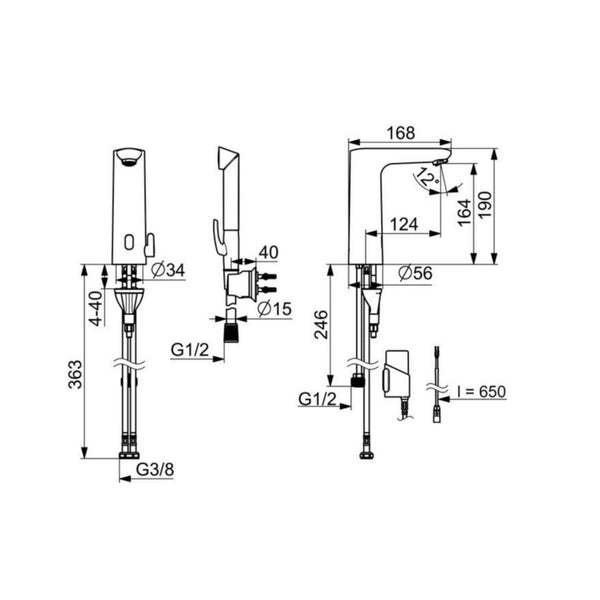 Pesuallashana Oras 9362Fz 3V Bt, Smart Bide [6110450] |