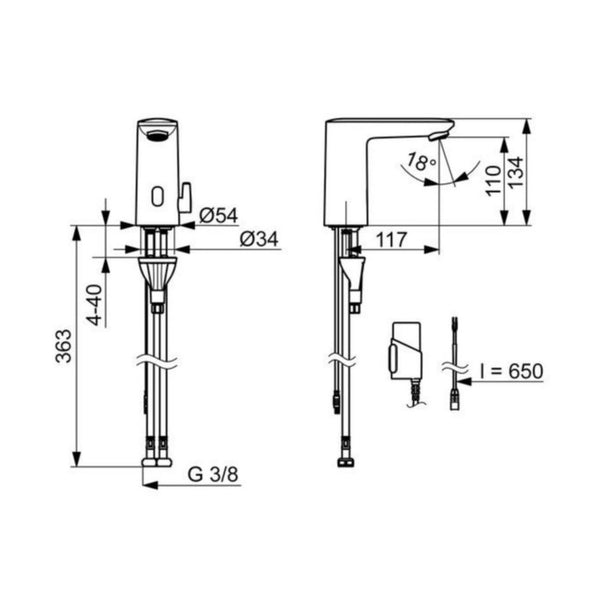 Pesuallashana Oras Electra 9220Fz - 104 3 V Bt [6110426] |