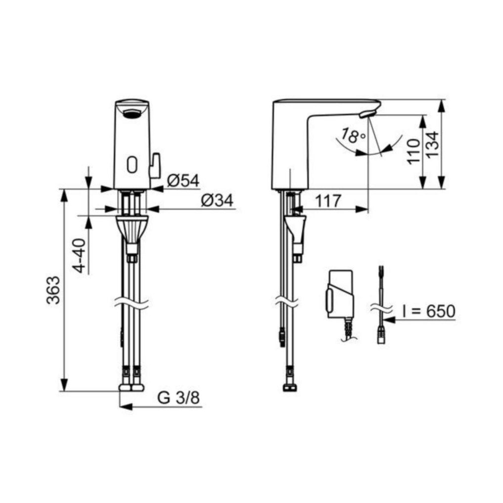 Pesuallashana Oras Electra 9220Fz 3 V Bt [6110425] |