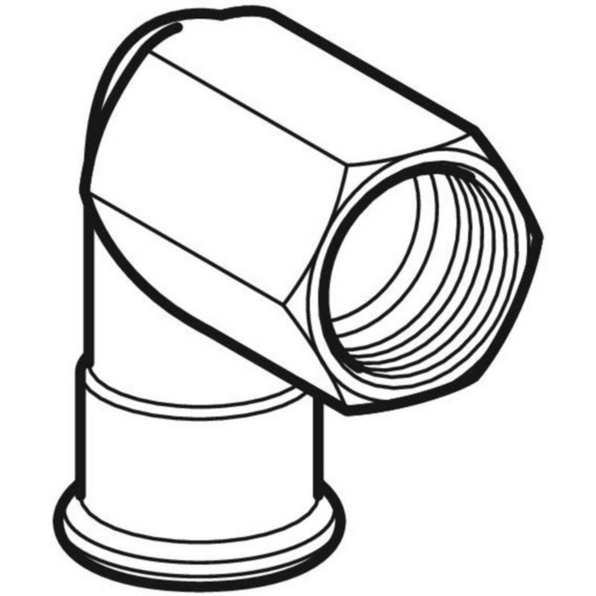 Puristuskulma 90° Sk Rst Therm 28Mm-1" Sk [1273671]