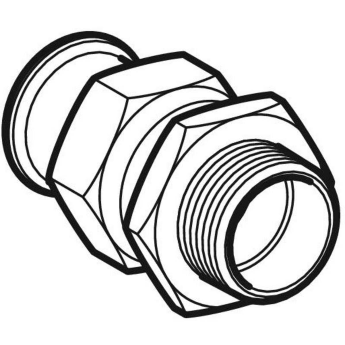 Puristusyhdistäjä Muhvi-Uk Rst Therm 15Mm-1/2" [1273704]