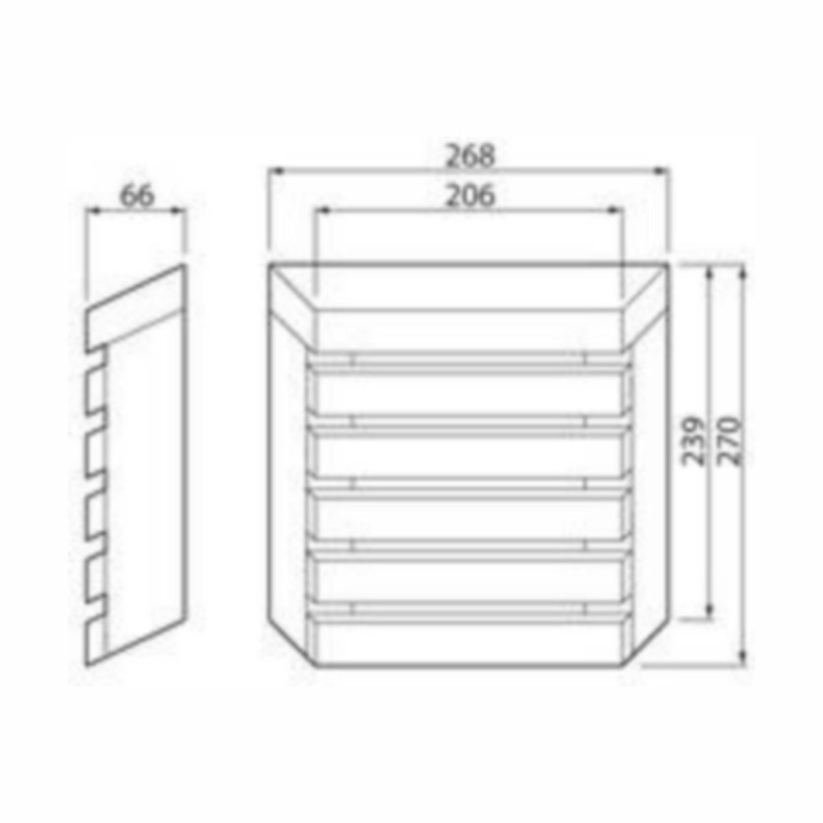 Saunavalaisin Saunaled Sq Ip65 8W/827 Dim Pco Trl [4126226] |