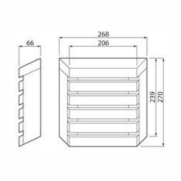 Saunavalaisin Saunaled Sq Ip65 8W/827 Dim Pco Trl [4126226] |