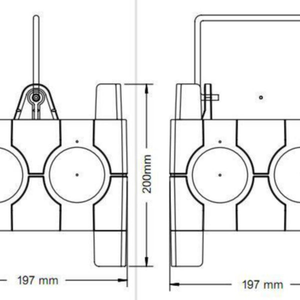 Pistorasiakeskus Pce 9030010 16A Ip44 2Cee 4Sch [2423280] |