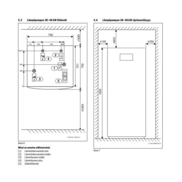 Maalämpöpumppu Bosch 7000 Lw 38Kw [5361039] |