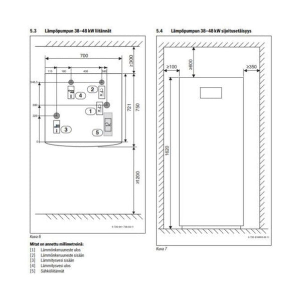 Maalämpöpumppu Bosch 7000 Lw 48Kw [5361040] |