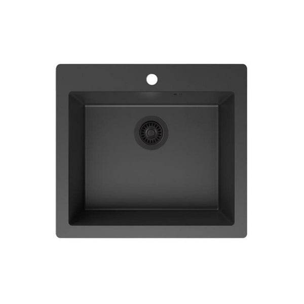 Päältä Asennettava Allas Luka 6 Antrasiitti Komposiitti 5929344