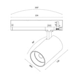 Kohdevalaisin Target M Ip20 27W/940 2500Lm 36D Bk [4146585] |