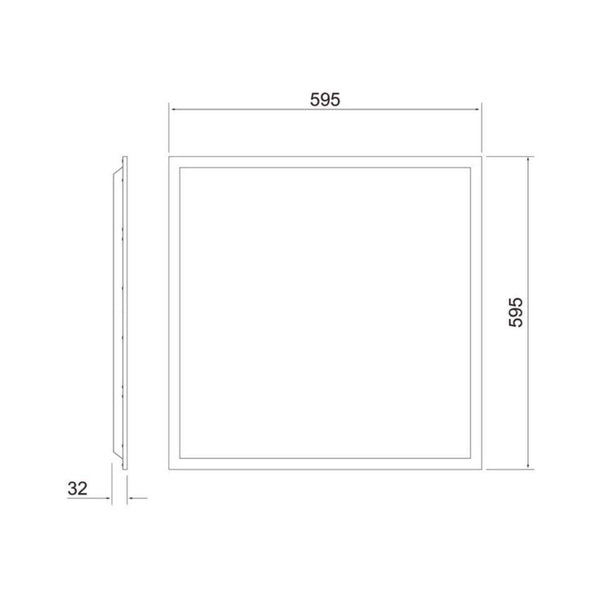 Moduulivalaisin Plano Ip20 36W/840 Pso White [4146831] |
