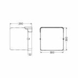Numerovalaisin Airam noppa cube IP65 IK10 12W/840 pco wh [4116175]