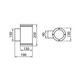 Seinäval Ulko Blitz M Double Ip65 31W/840 74D Glc Ant [4511541] |