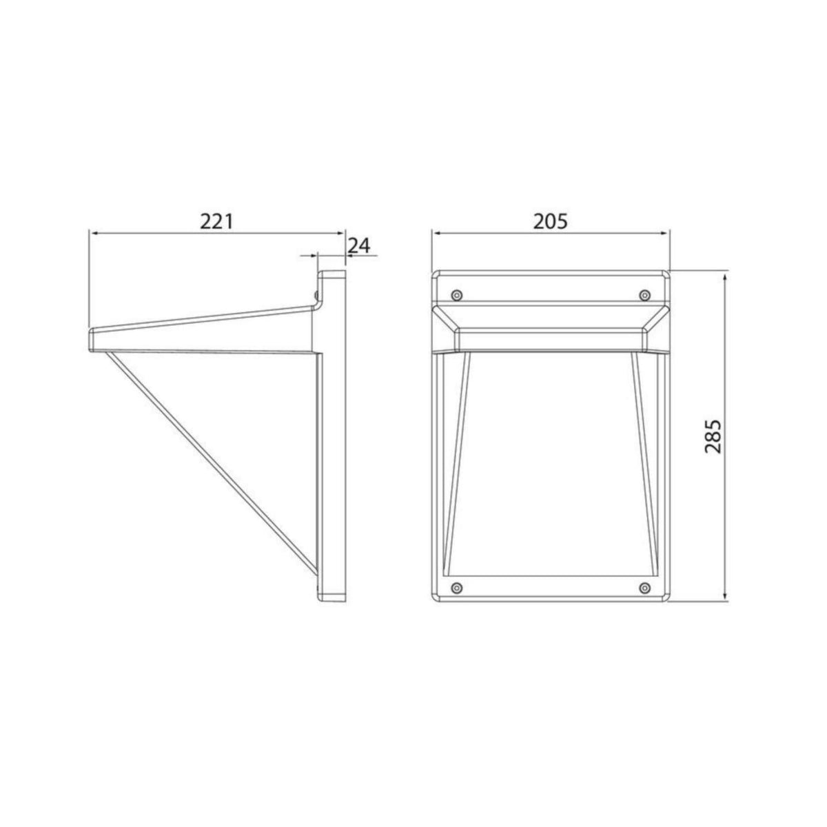 Seinävalaisin Ulko Vino Duo Ip65 19W 830/840 Pco Wh [4547213] |