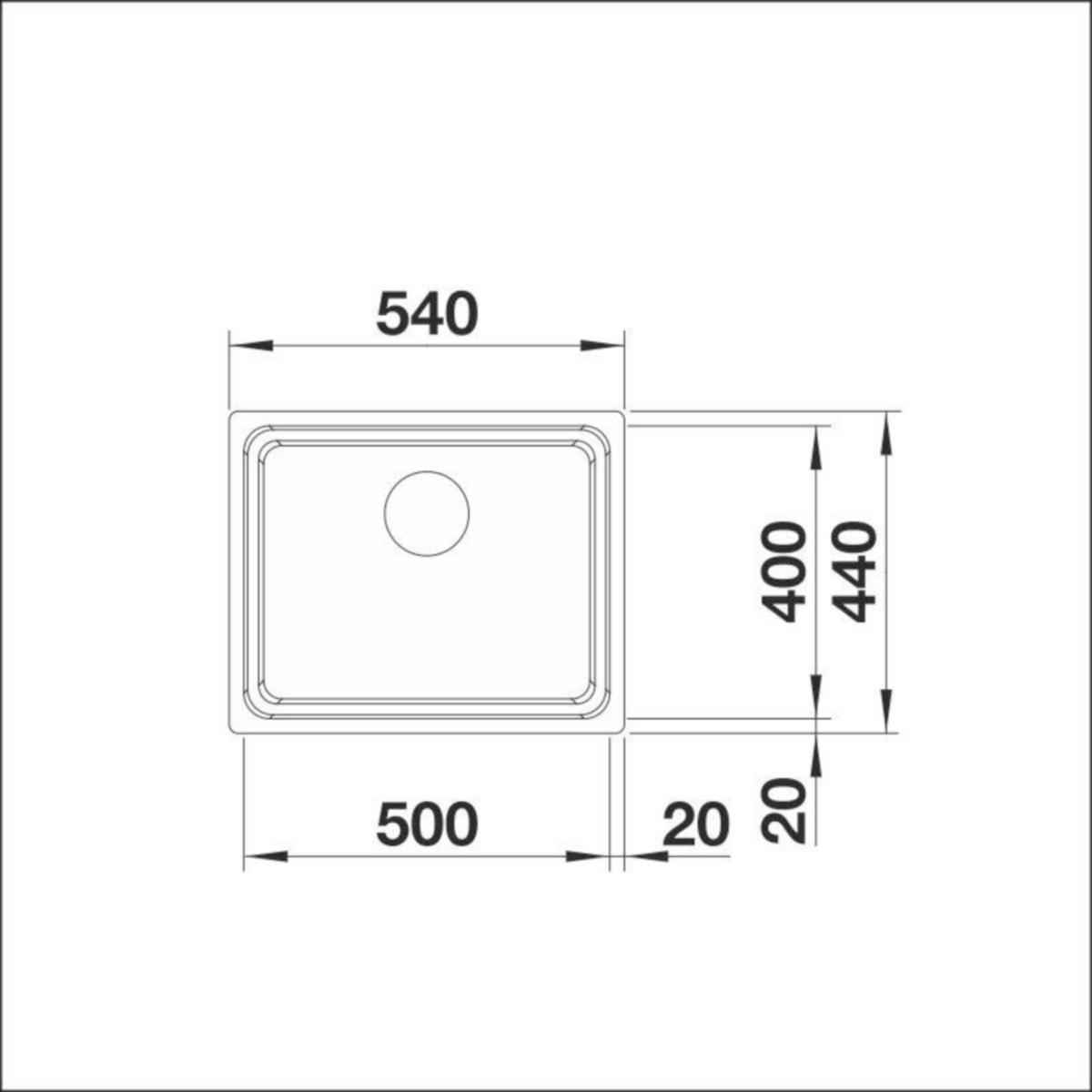 Upotettava - /Huullosallas Rst Blanco Etagon 500 - Ifn Rst [5928735] | lvitarvikkeet.fi