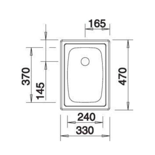 Upotettava Allas Rst Blanco Top Ee 3 X 4 5928055