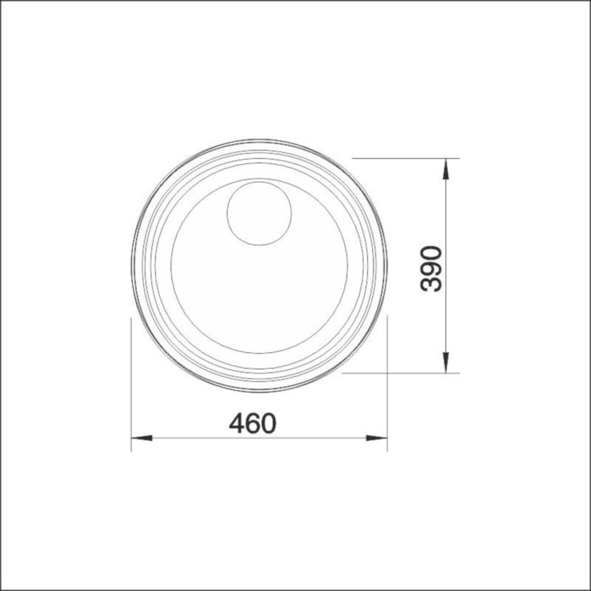 Upotettava Allas Rst Blanco Rondosol [5928068] | lvitarvikkeet.fi