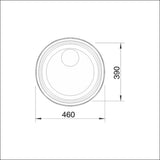 Upotettava Allas Rst Blanco Rondosol [5928068] | lvitarvikkeet.fi