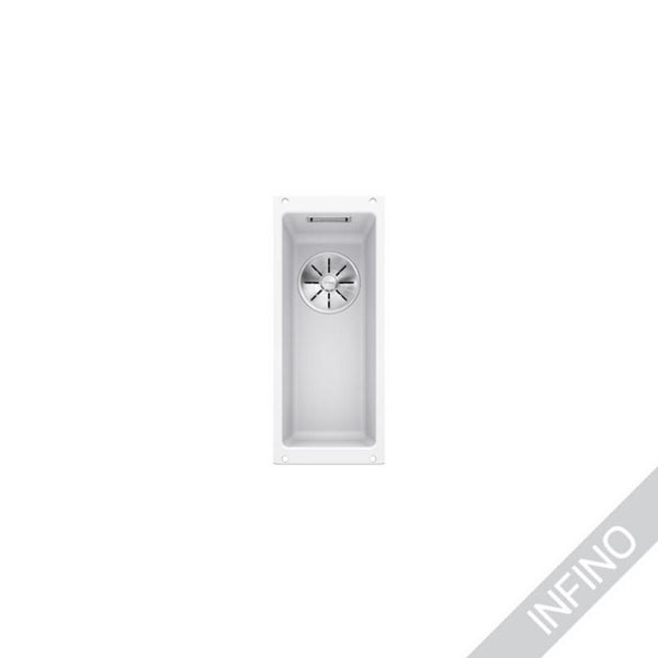 Altapäin Kiinnitettävä Allas Subline 160-U Silgr Valkoinen [5928907]