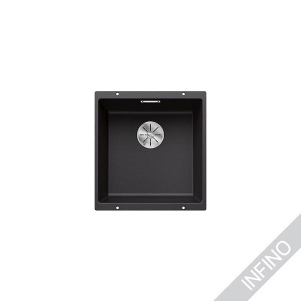 Altapäin Kiinnitettävä Allas Subline 400-U Silgr Mattamusta [5928929]