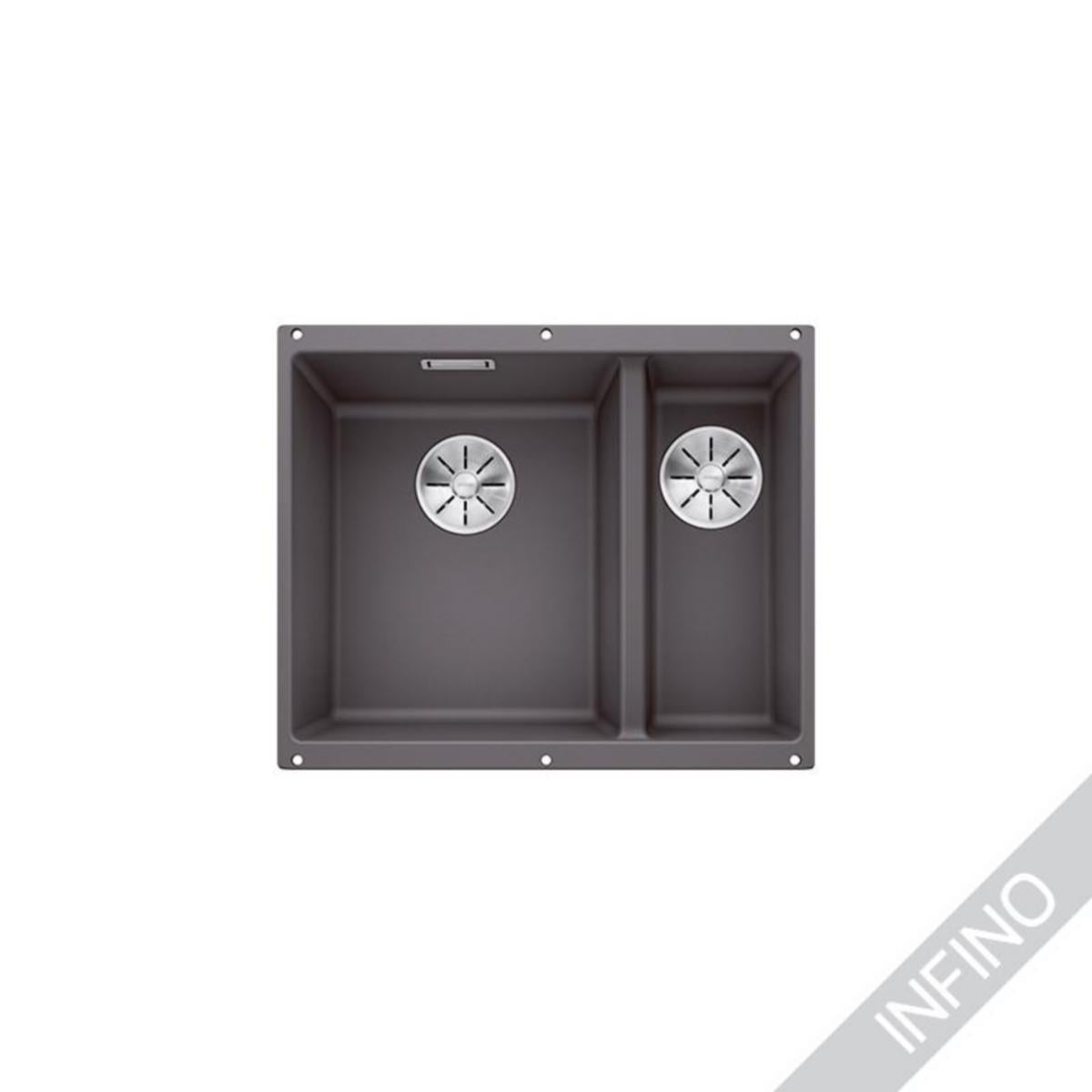 Altapäin Kiinnitettävä Allas Subline 340/160-U Silgr Kalh L [5928920]