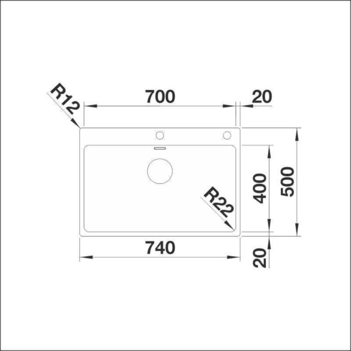 Upotettava - /Huullosallas Rst Blanco Andano 700 - Ifa 10673IFA [5928011] | lvitarvikkeet.fi