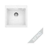 Päältä Asennettava Allas Blanco Pleon 5 Silgr Valkoinen 5928774