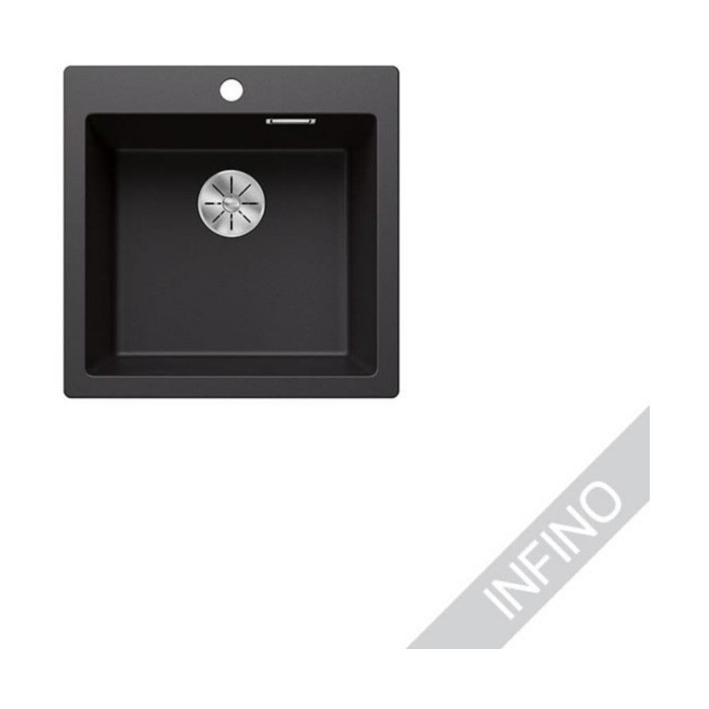 Päältä Asennettava Allas Blanco Pleon 5 Silgr Mattamust 5929306