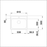 Päältä Asennettava Allas Lemis 6-Ifa Rst 5928890