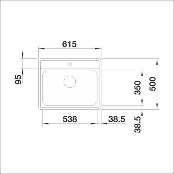 Päältä Asennettava Allas Lemis 6-Ifa Rst 5928890