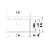 Päältä Asennettava Allas Etagon 8 Silgr Anthrazit [5928877] | lvitarvikkeet.fi
