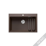 Päältä Asennettava Allas Etagon 8 Silgr Coffee [5928878] | lvitarvikkeet.fi