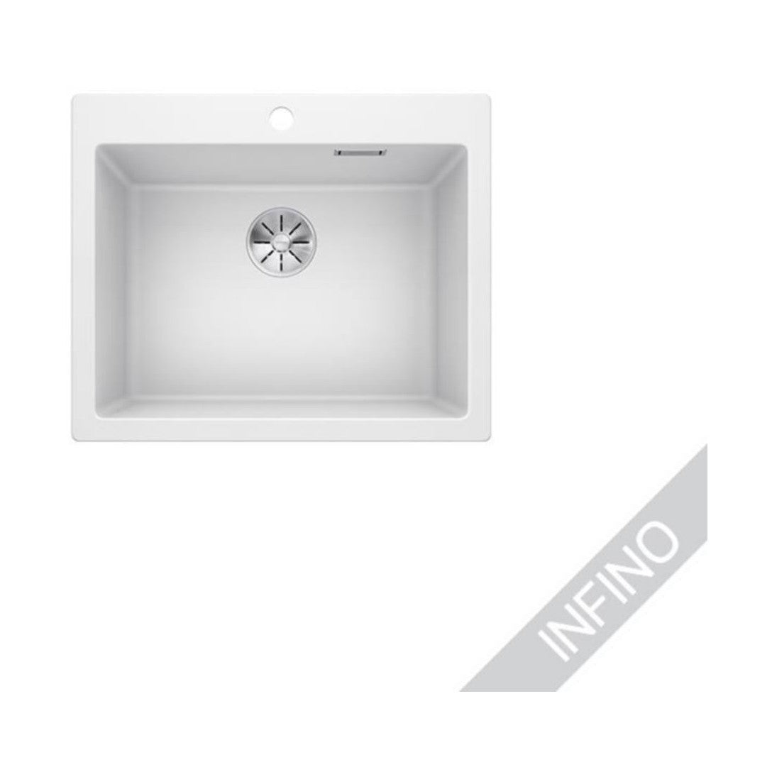 Päältä Asennettava Allas Blanco Pleon 6 Silgr Valkoinen 5928783