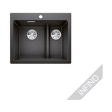 Päältä Asennettava Allas Blanco Pleon 6 Split Silgr Ant 5928788