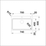 Upotettava Allas Rst Etagon 700 - Ifa Kaukosäätö [5928865] | lvitarvikkeet.fi