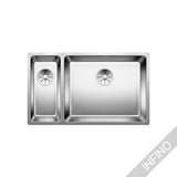 Altapäin Kiinnitettävä Allas Rst Blanco Andano 500/180 - U R 10863UO [5928551] | lvitarvikkeet.fi