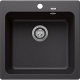 Päältä Asennettava Allas Blanco Naya 5 Silgr Mattamusta 5928986