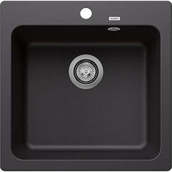 Päältä Asennettava Allas Blanco Naya 5 Silgr Mattamusta 5928986