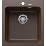 Päältä Asennettava Allas Blanco Naya 45 Silgr, Coffee 5928982