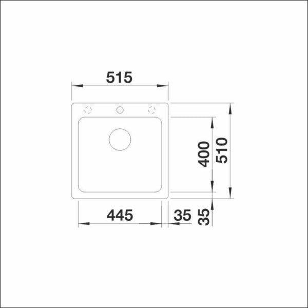 Päältä Asennettava Allas Blanco Naya 5 Silgr Soft Valk 5928992