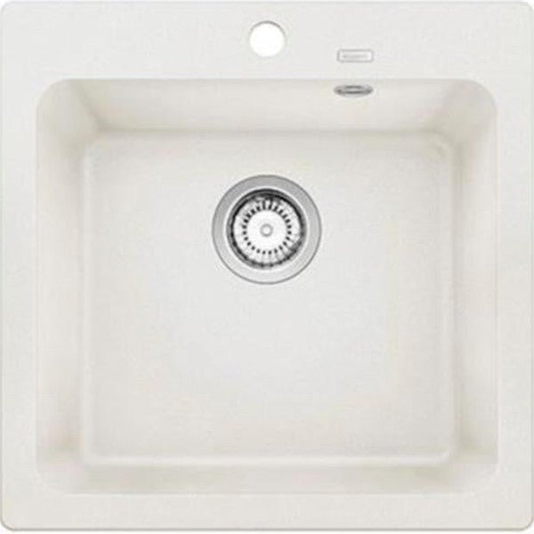 Päältä Asennettava Allas Blanco Naya 5 Silgr, Valkoinen 5928993
