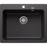 Päältä Asennettava Allas Blanco Naya 6 Silgr Mattamusta 5928994