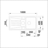 Upotettava Allas Blanco Sona 6 S Silgr Valk 5928587