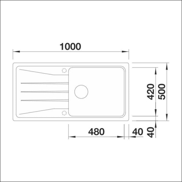 Päältä Asennettava Allas Sona Xl 6 S Silgr Volcano Harm 5929325