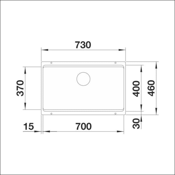 Altapäin Kiinnitettävä Allas Etagon 700 - U Silgr Kallionharm [5928872] | lvitarvikkeet.fi